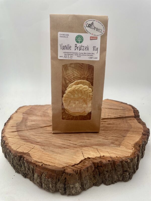 Vanille Brätzeli 80g